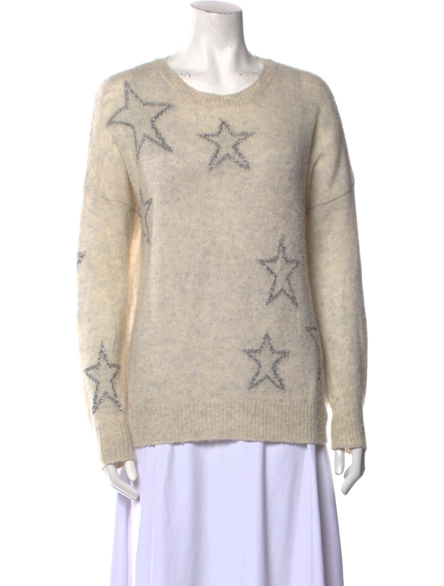 360 Cashmere Cashmere Graphic Print Sweater