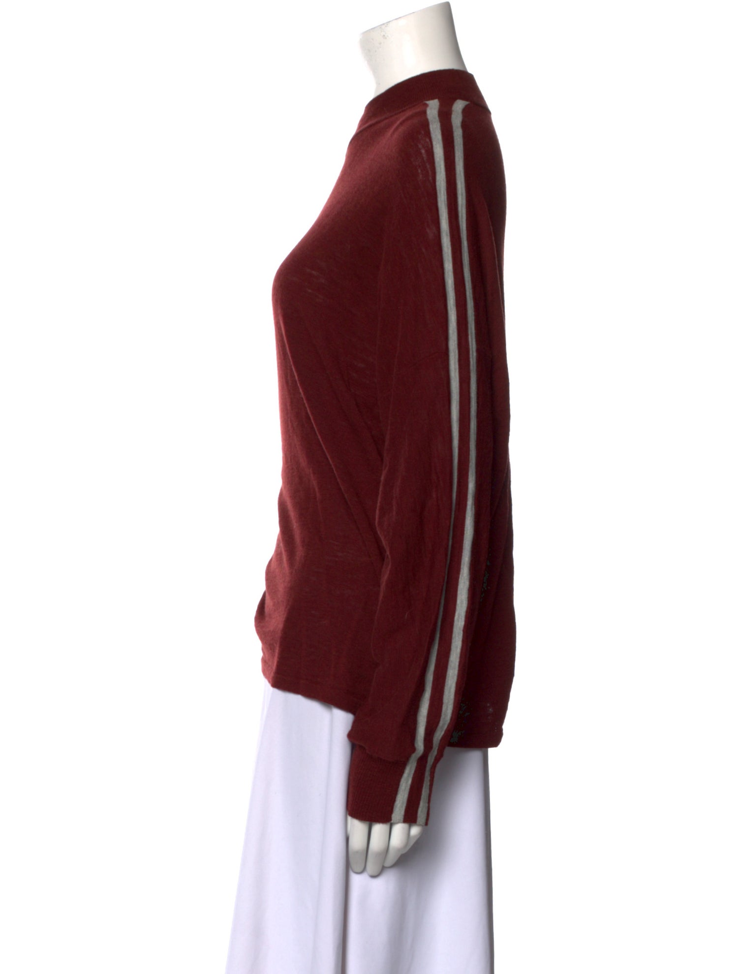 360 Cashmere Mock Neck Long Sleeve Sweatshirt