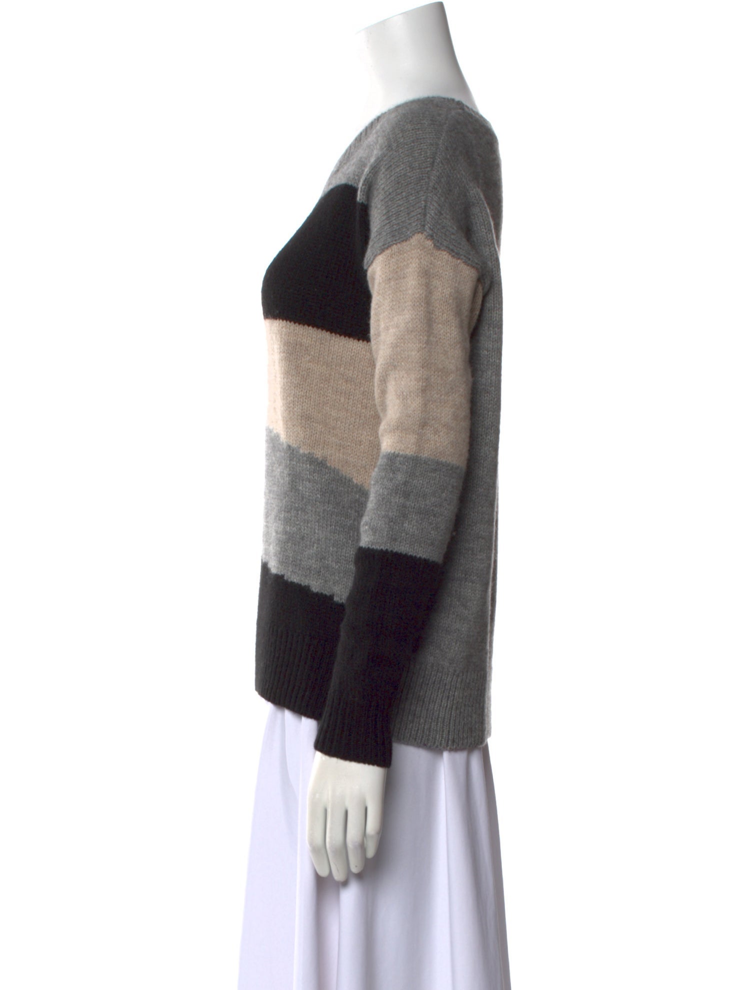 360 Cashmere Cashmere Striped Sweater