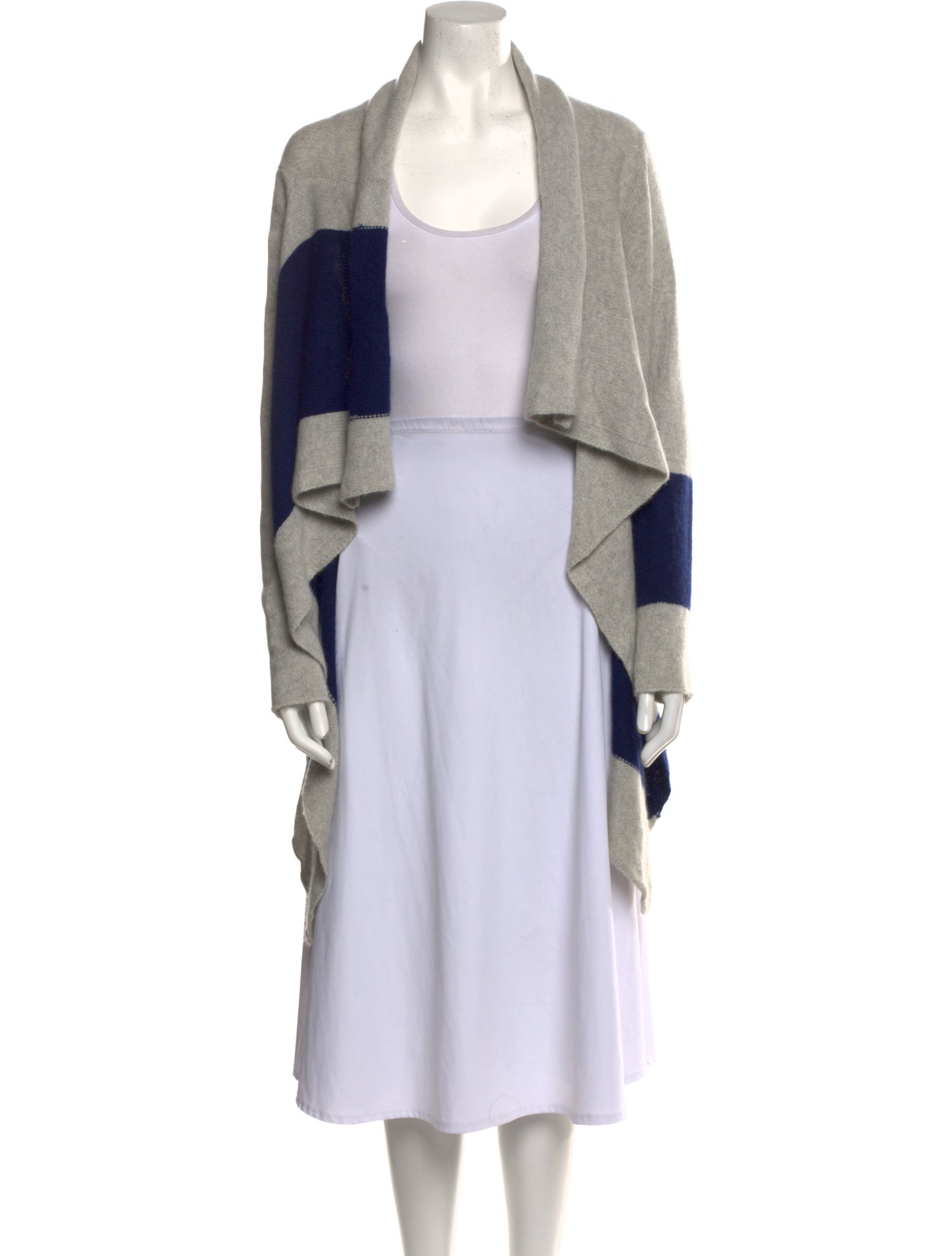 360 Cashmere Cashmere Colorblock Pattern Sweater