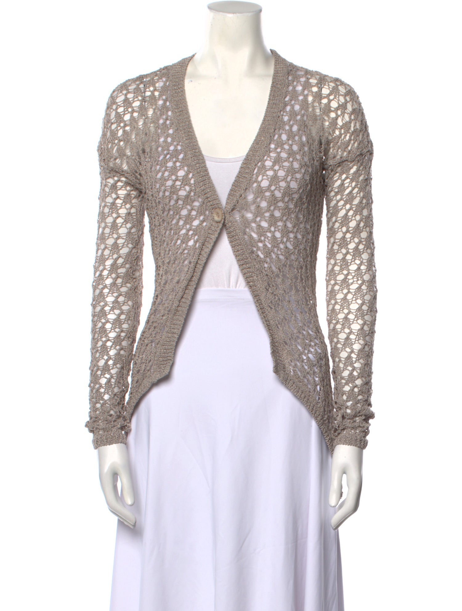 360 Cashmere Linen V-Neck Sweater