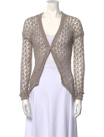 360 Cashmere Linen V-Neck Sweater