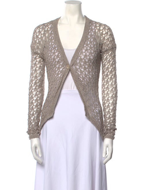 360 Cashmere Linen V-Neck Sweater