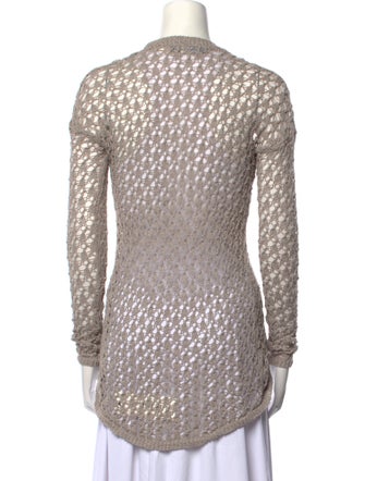 360 Cashmere Linen V-Neck Sweater