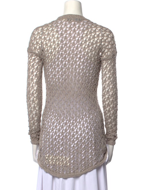 360 Cashmere Linen V-Neck Sweater