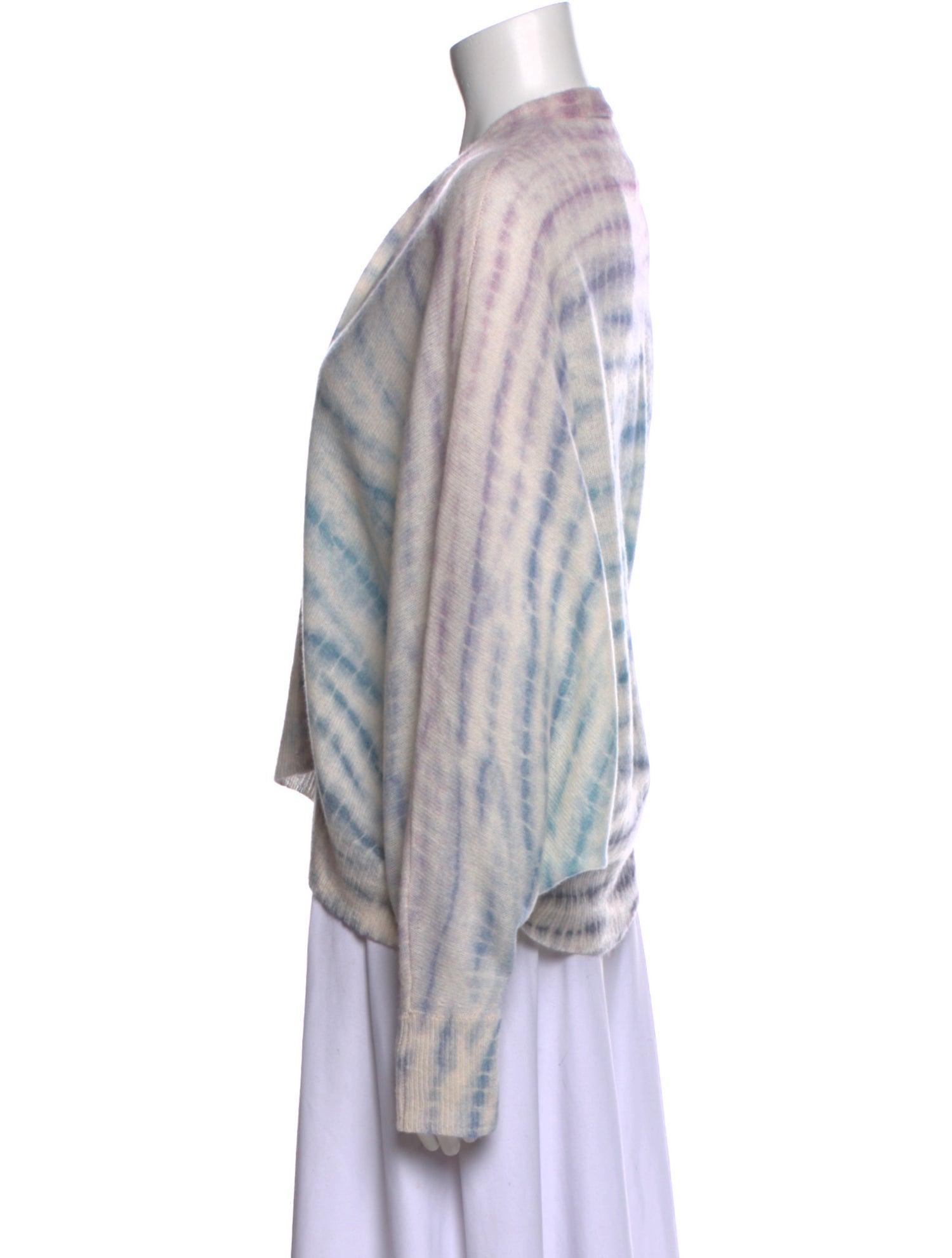 360 Cashmere Cashmere Tie-Dye Print Sweater
