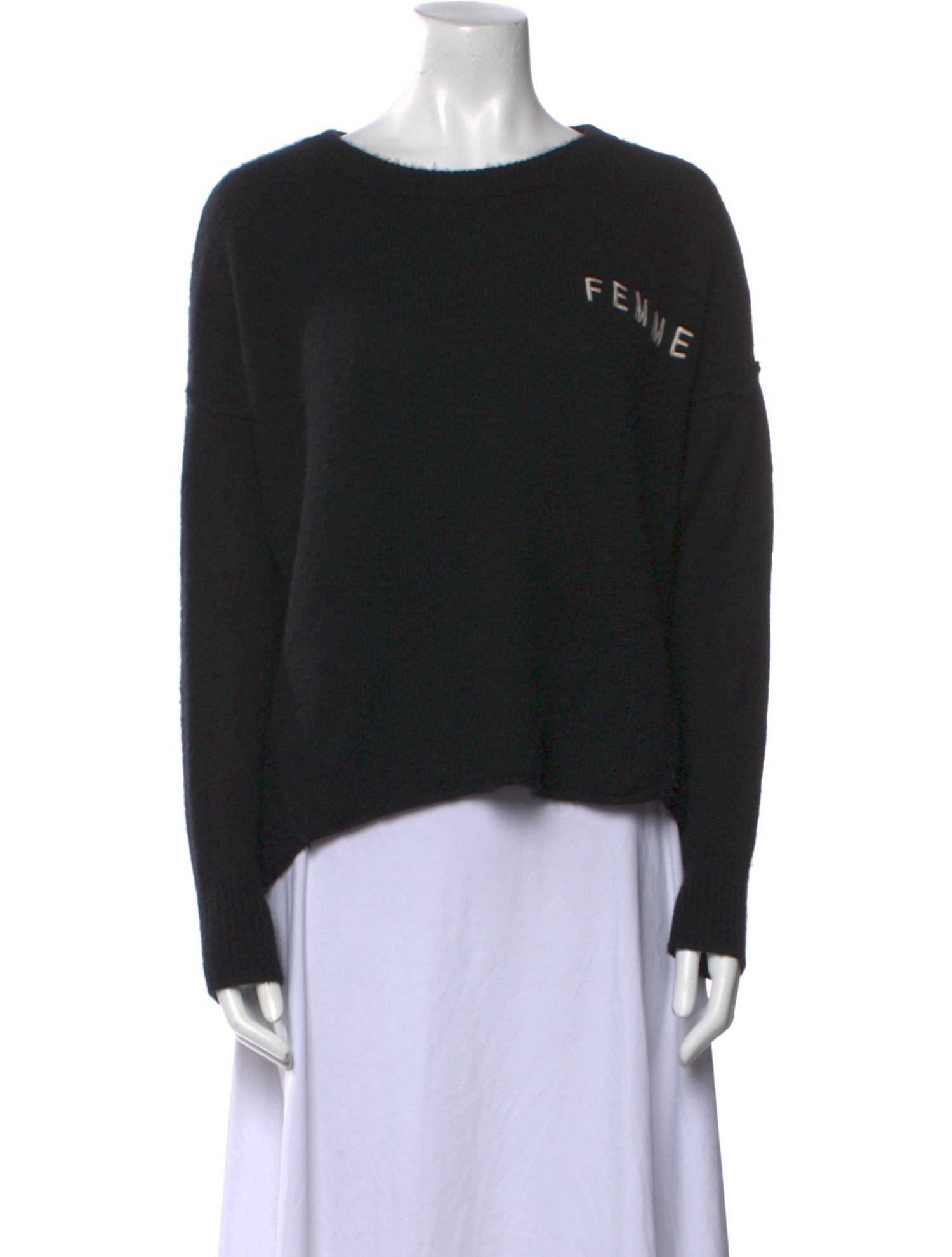 360 Cashmere Cashmere Graphic Print Sweater