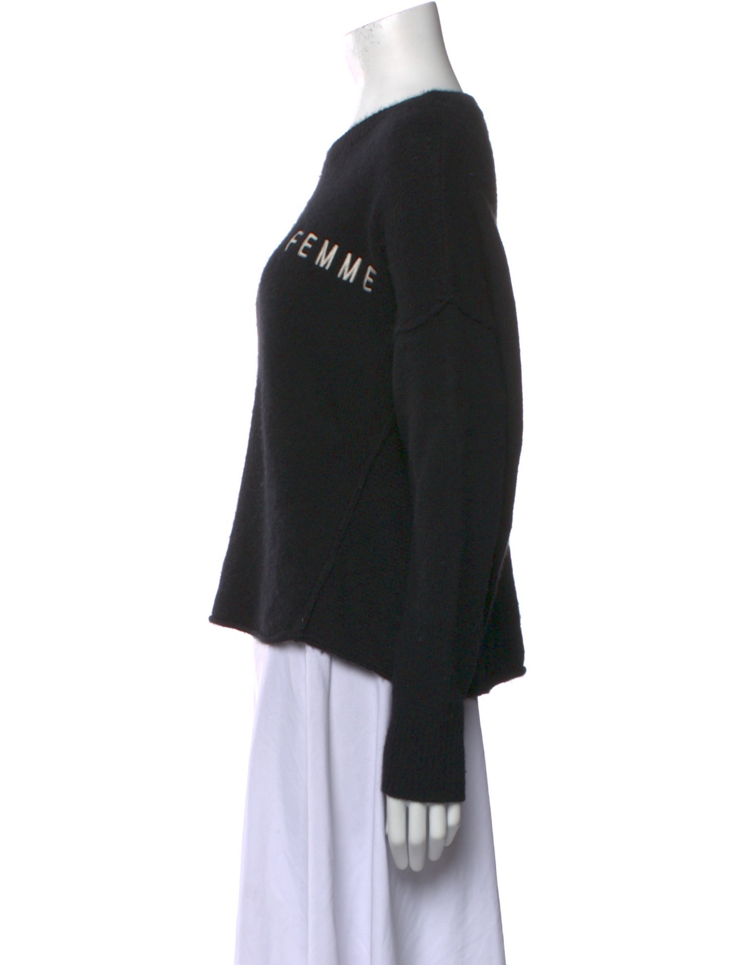 360 Cashmere Cashmere Graphic Print Sweater