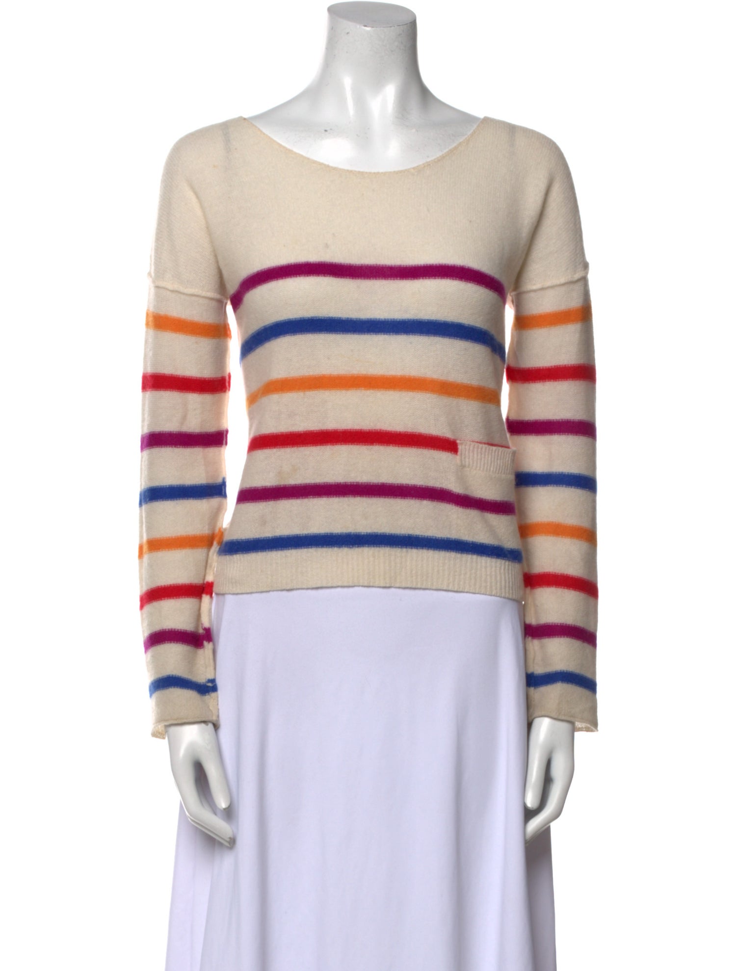 360 Cashmere Cashmere Striped Sweater