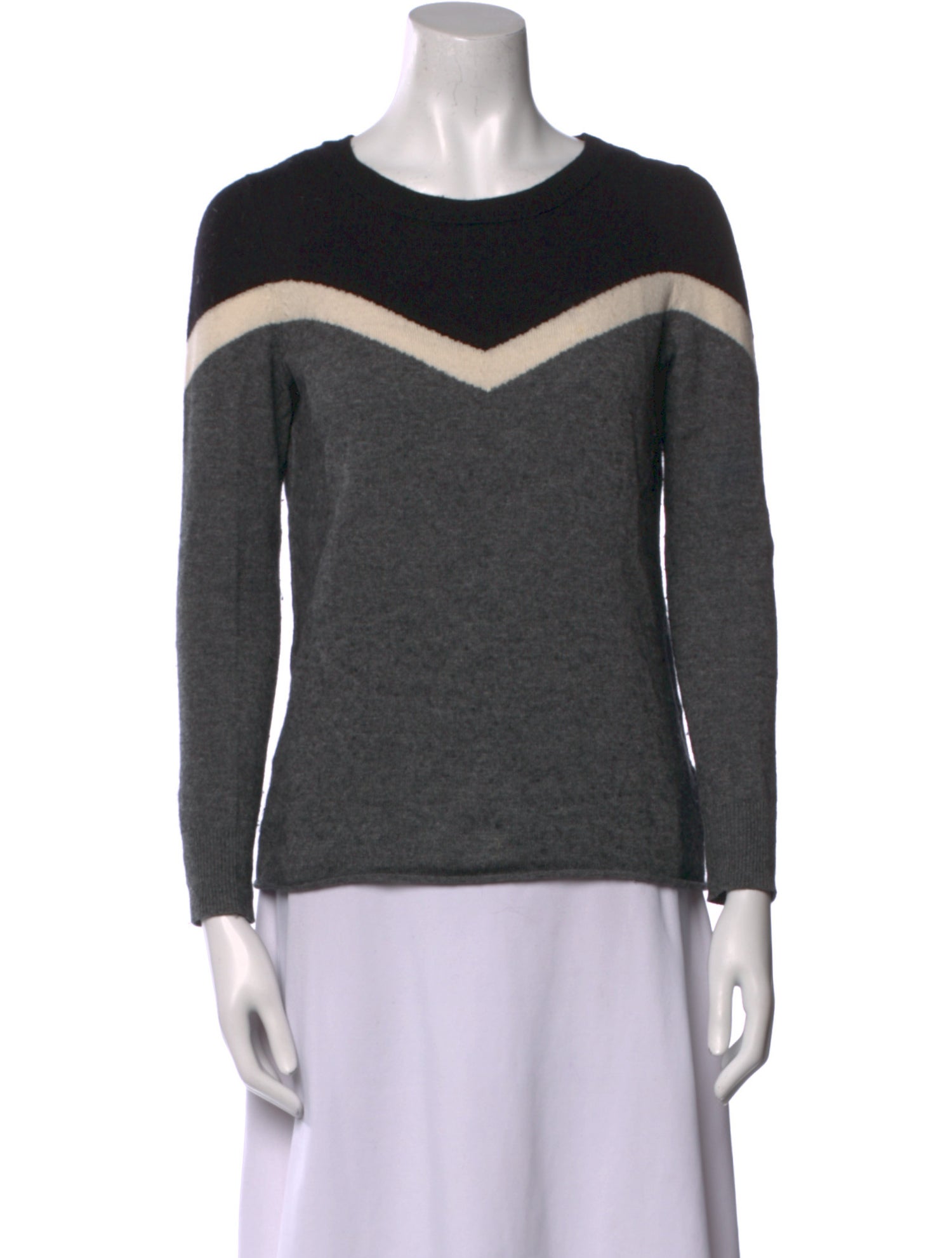 360 Cashmere Wool Striped Sweater