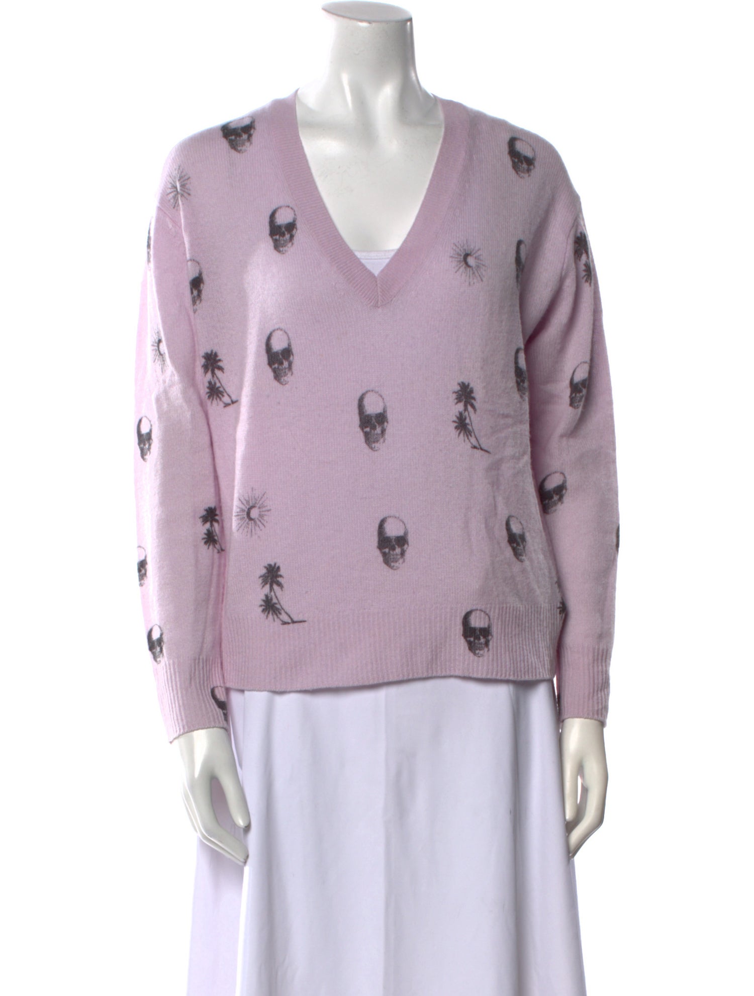 360 Cashmere Cashmere Printed Sweater