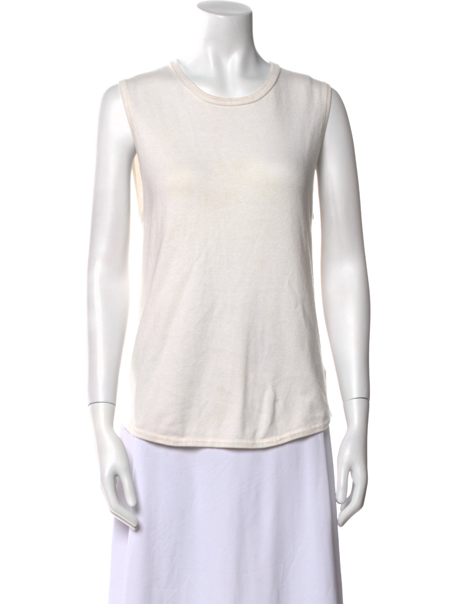 360 Cashmere Scoop Neck Sleeveless Top