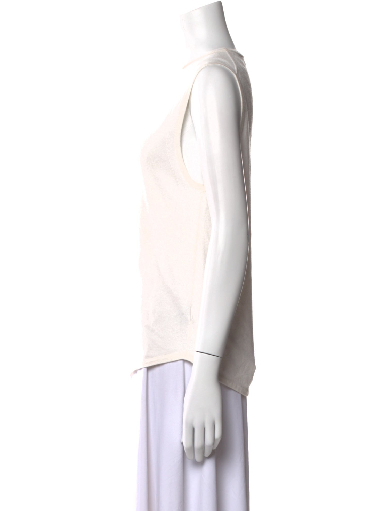 360 Cashmere Scoop Neck Sleeveless Top