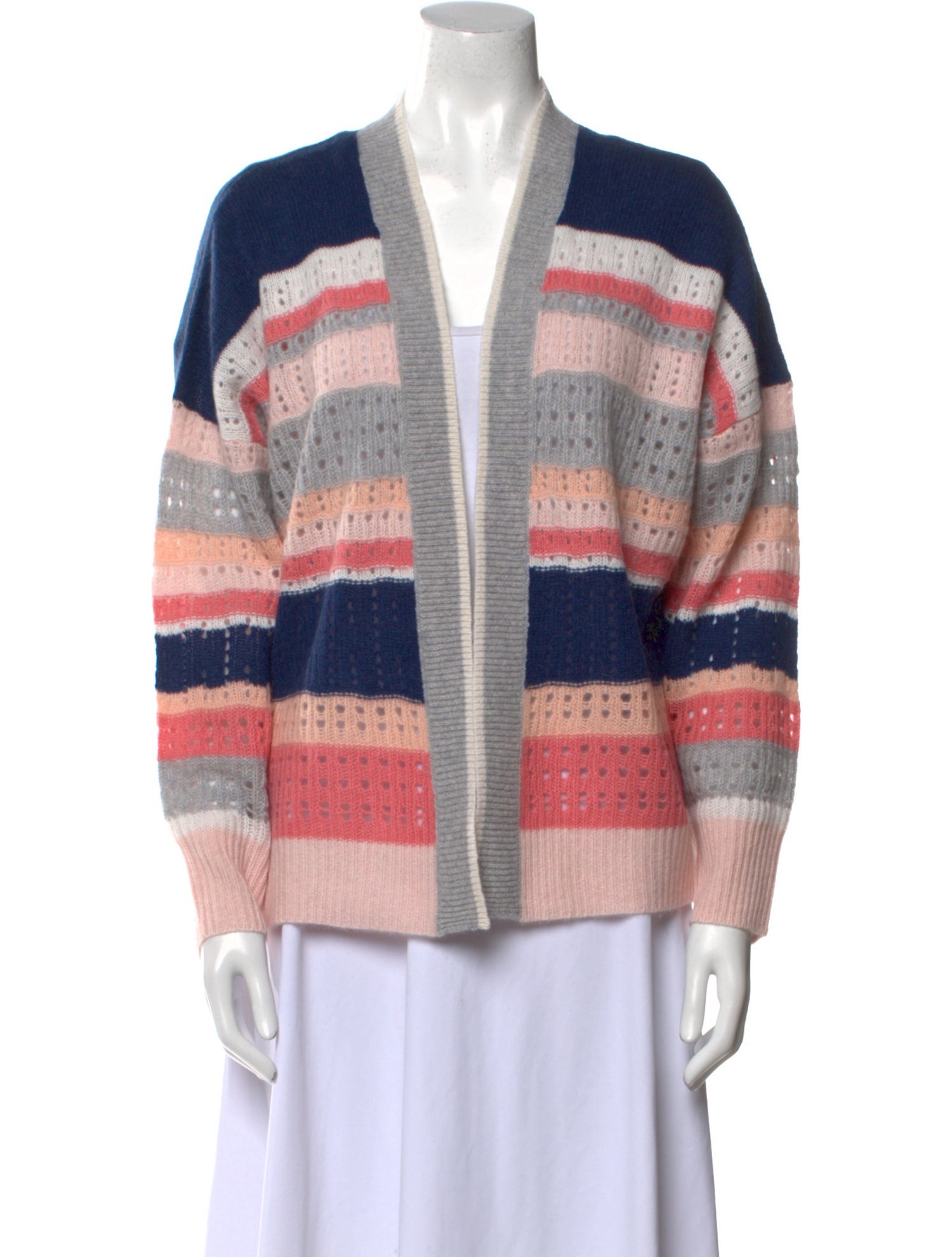 360 Cashmere Cashmere Striped Sweater w/ Tags