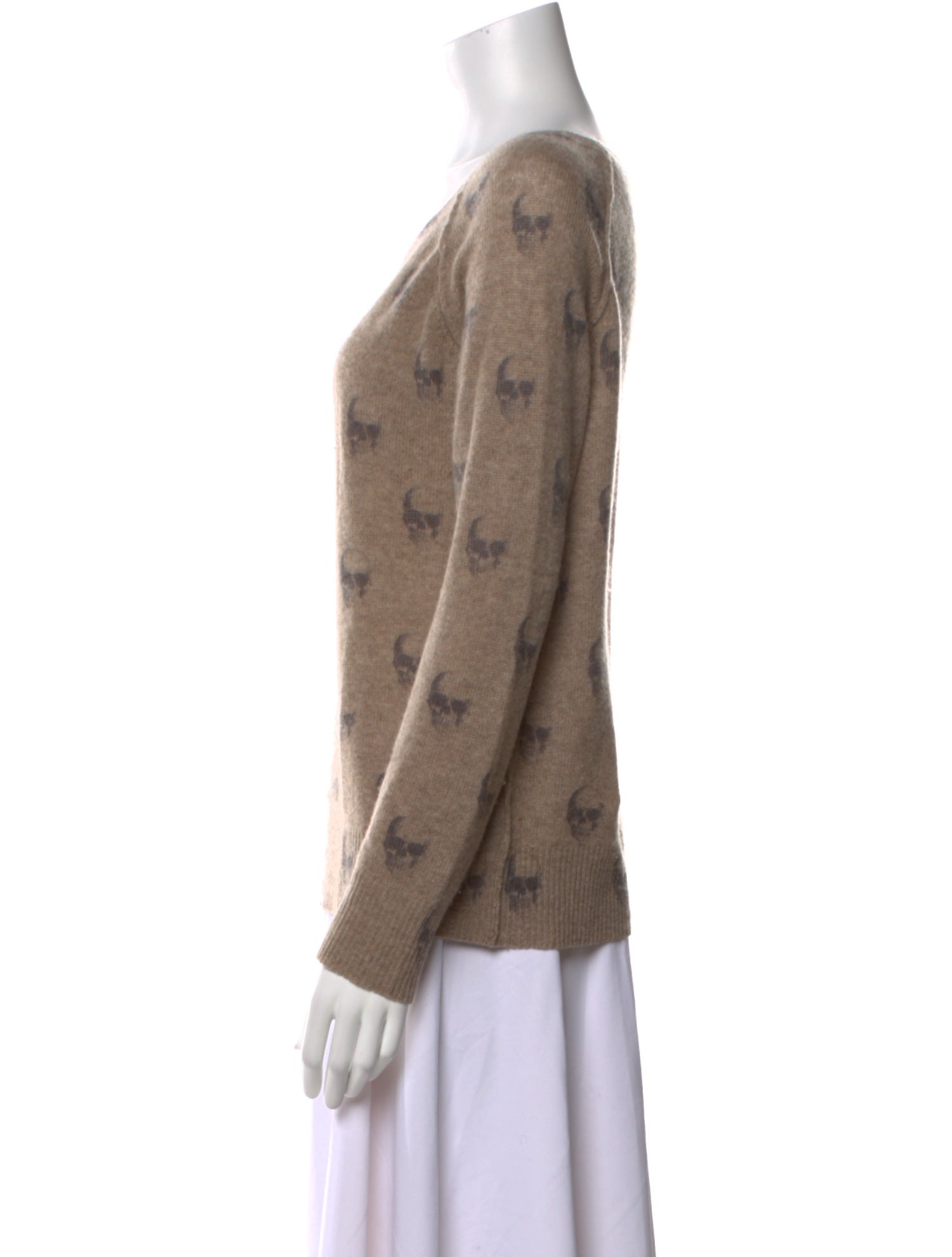 360 Cashmere Cashmere Printed Sweater