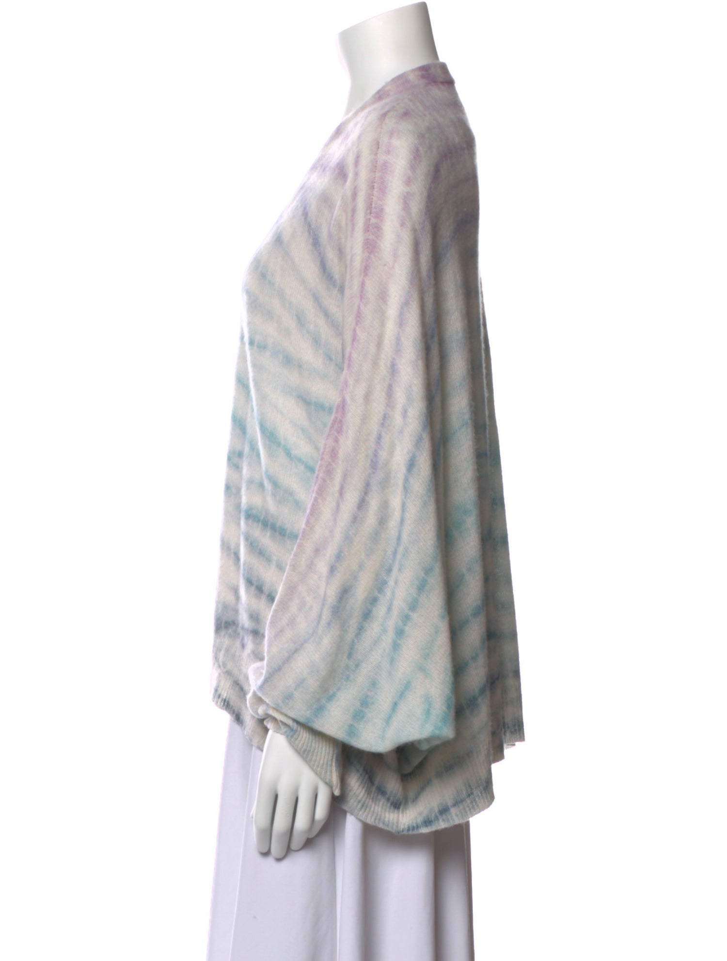 360 Cashmere Cashmere Tie-Dye Print Sweater
