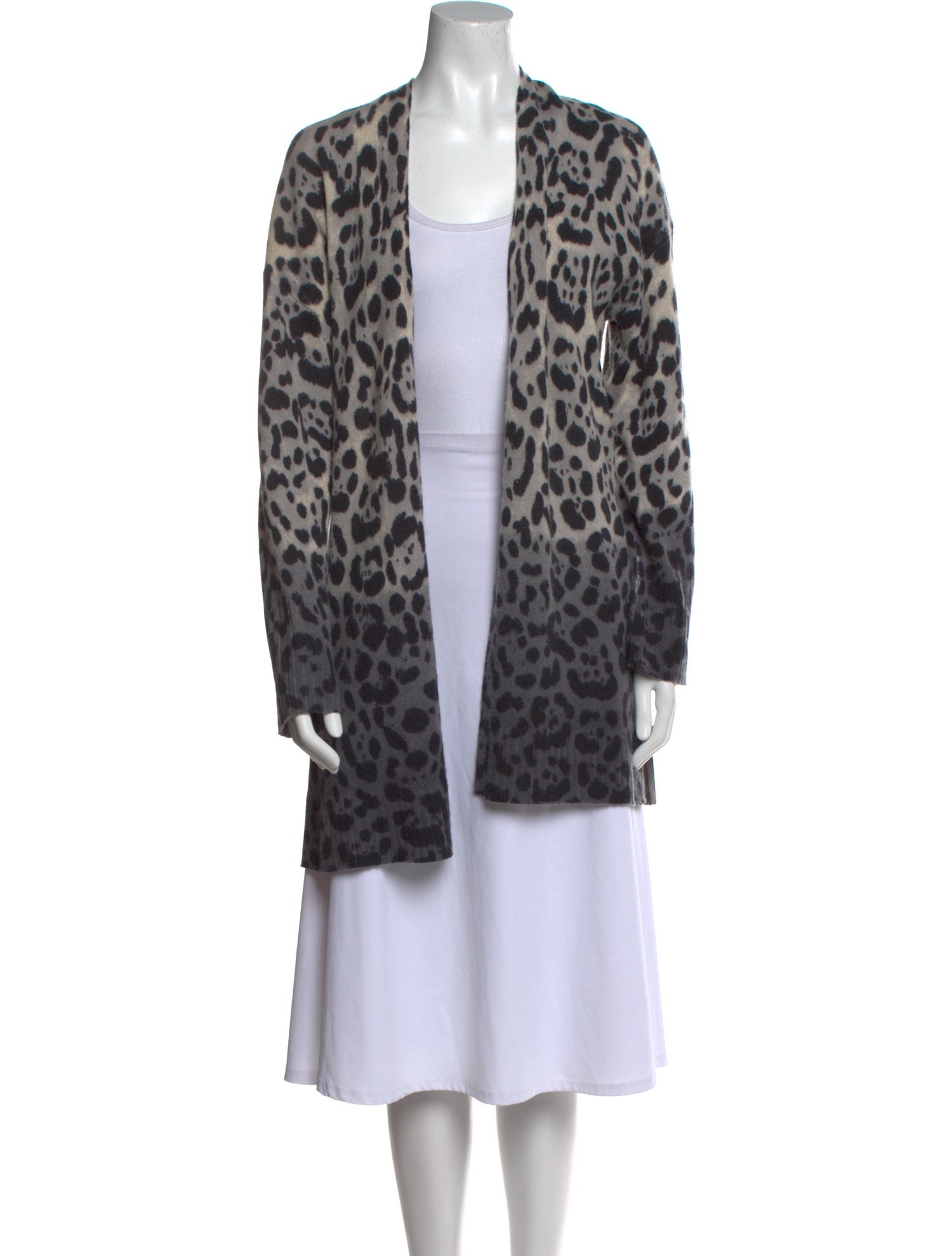 360 Cashmere Cashmere Animal Print Sweater