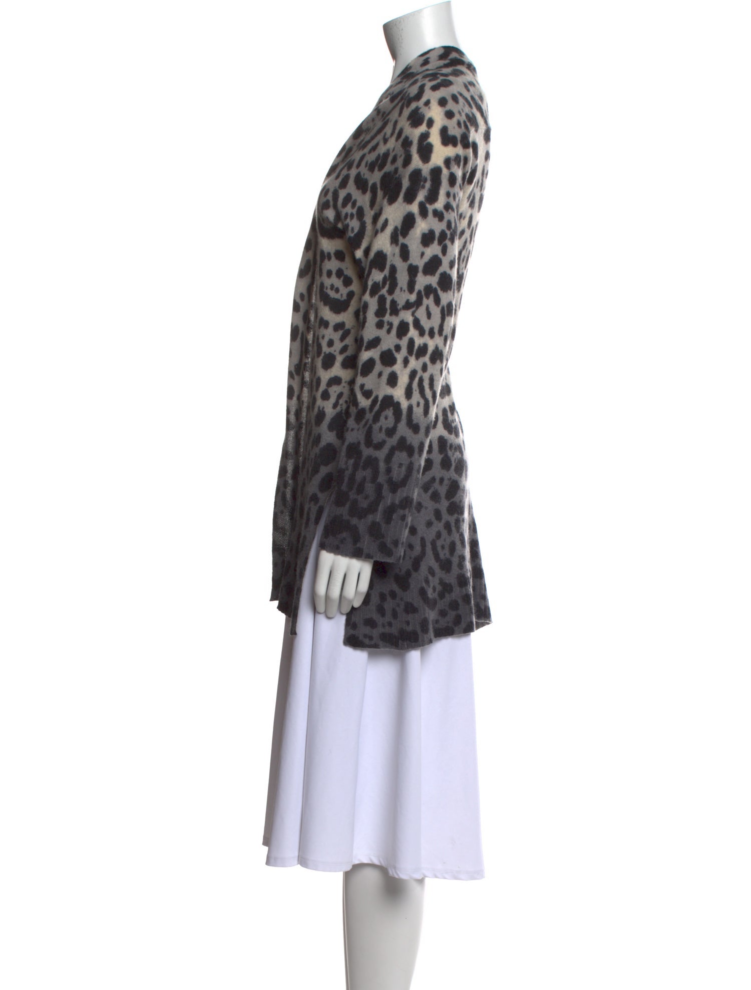 360 Cashmere Cashmere Animal Print Sweater