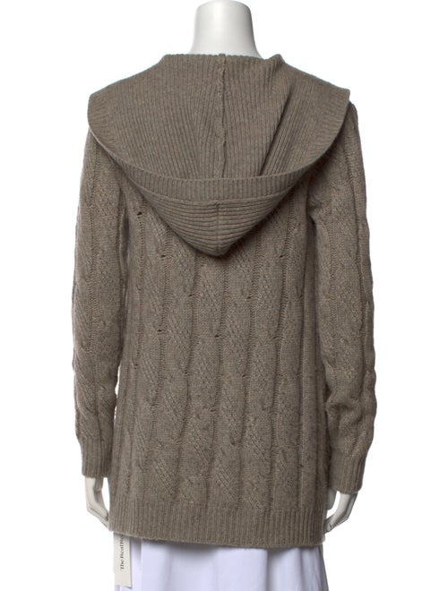 360 Cashmere Wool Open Front Sweater