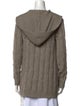 360 Cashmere Wool Open Front Sweater