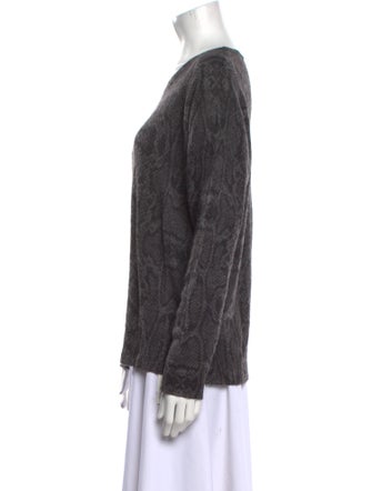 360 Cashmere Cashmere Printed Sweater