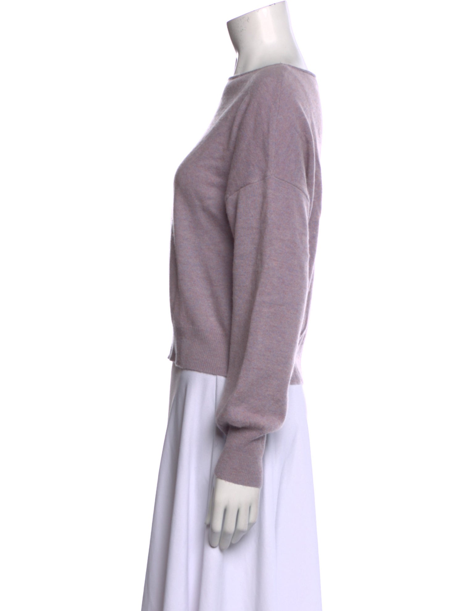 360 Cashmere Wool Bateau Neckline Sweater