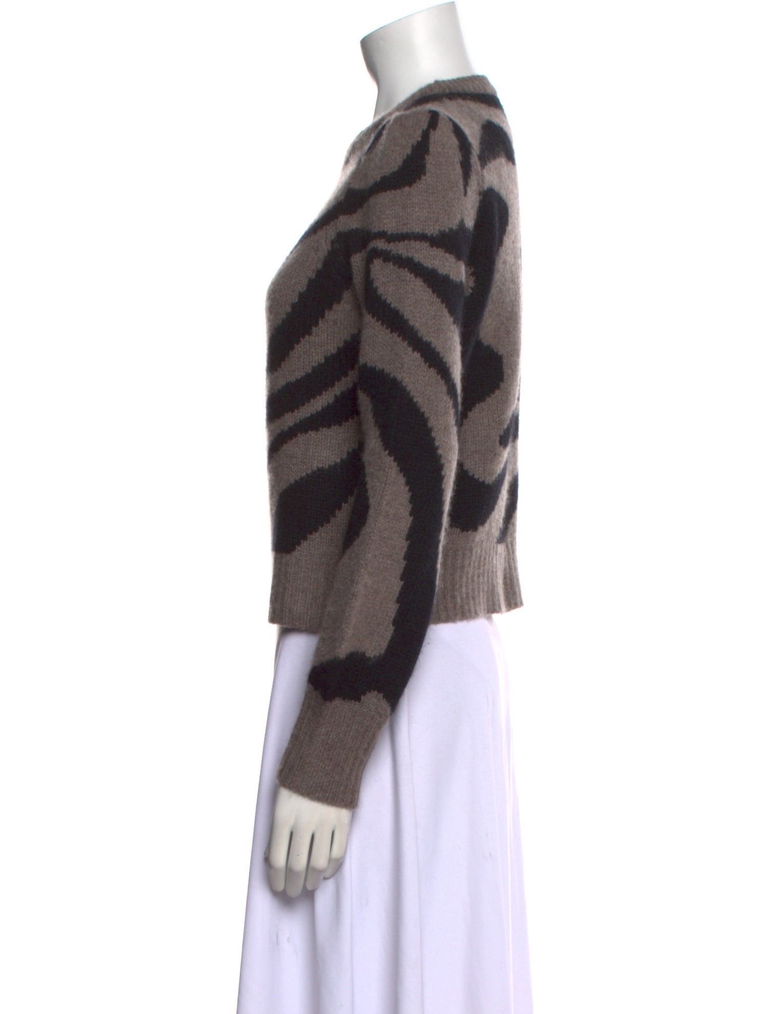 360 Cashmere Cashmere Animal Print Sweater