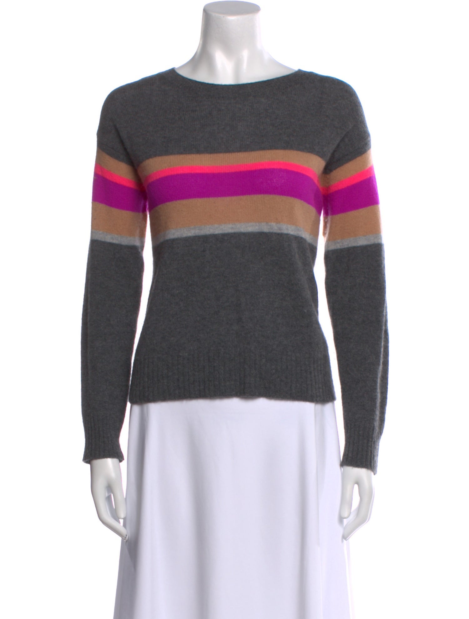 360 Cashmere Cashmere Striped Sweater