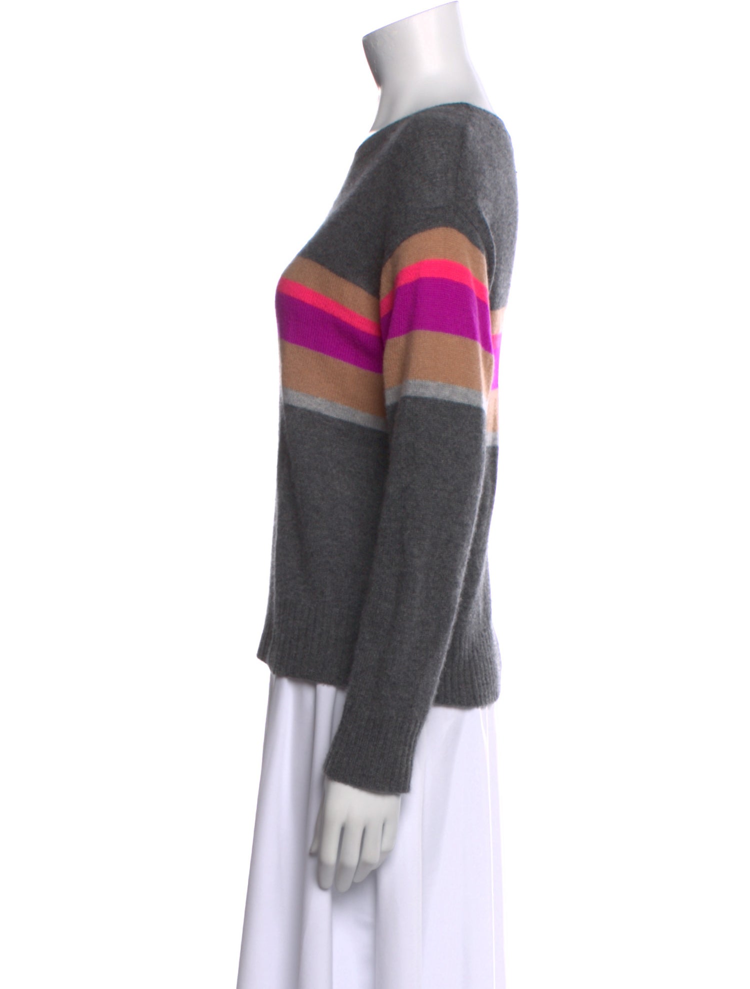 360 Cashmere Cashmere Striped Sweater