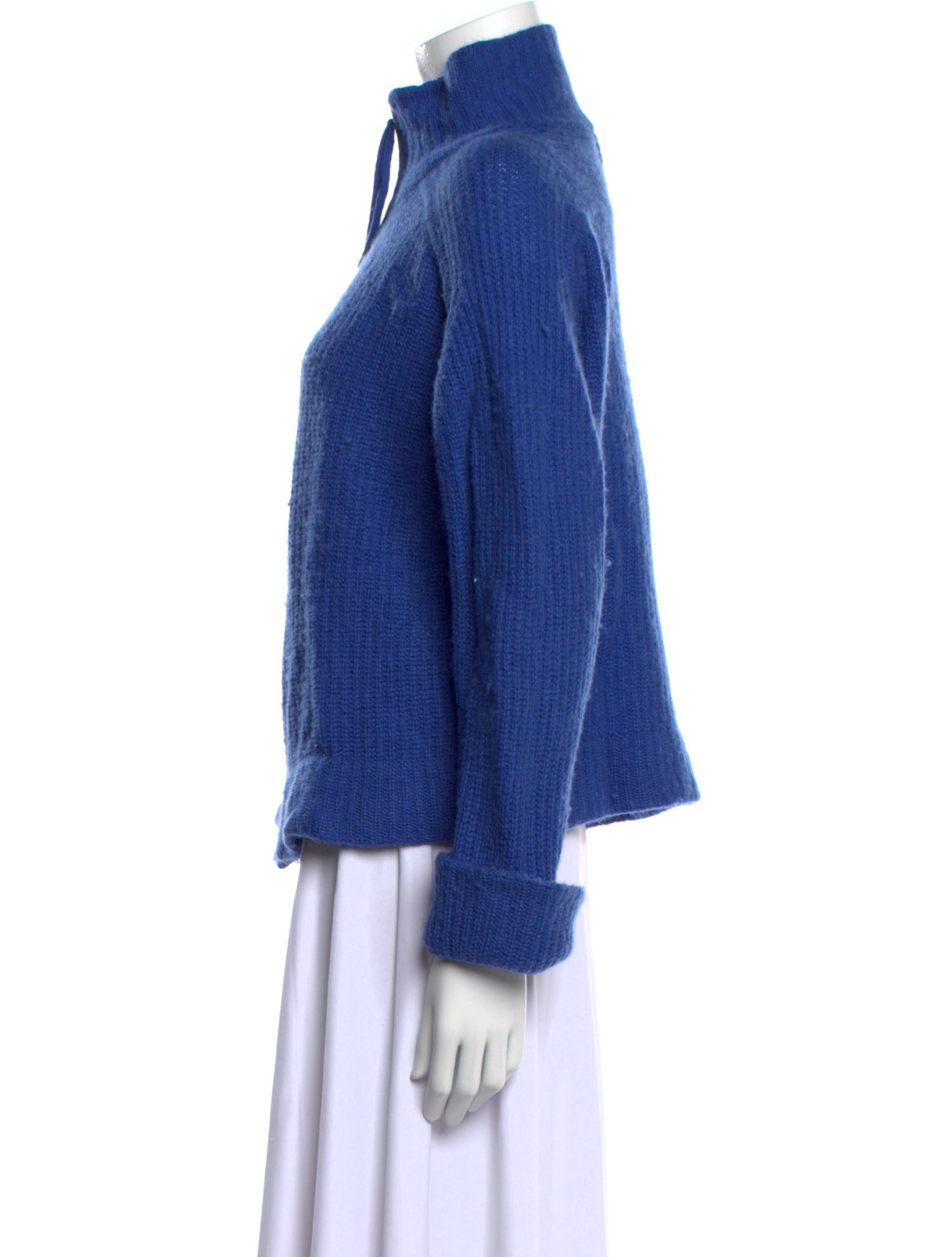 360 Cashmere Wool Mock Neck Sweater