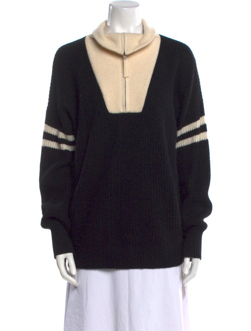 360 Cashmere Wool Striped Sweater