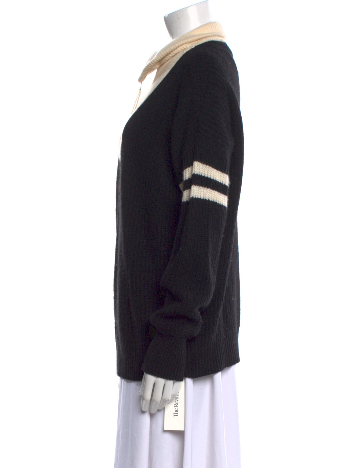 360 Cashmere Wool Striped Sweater