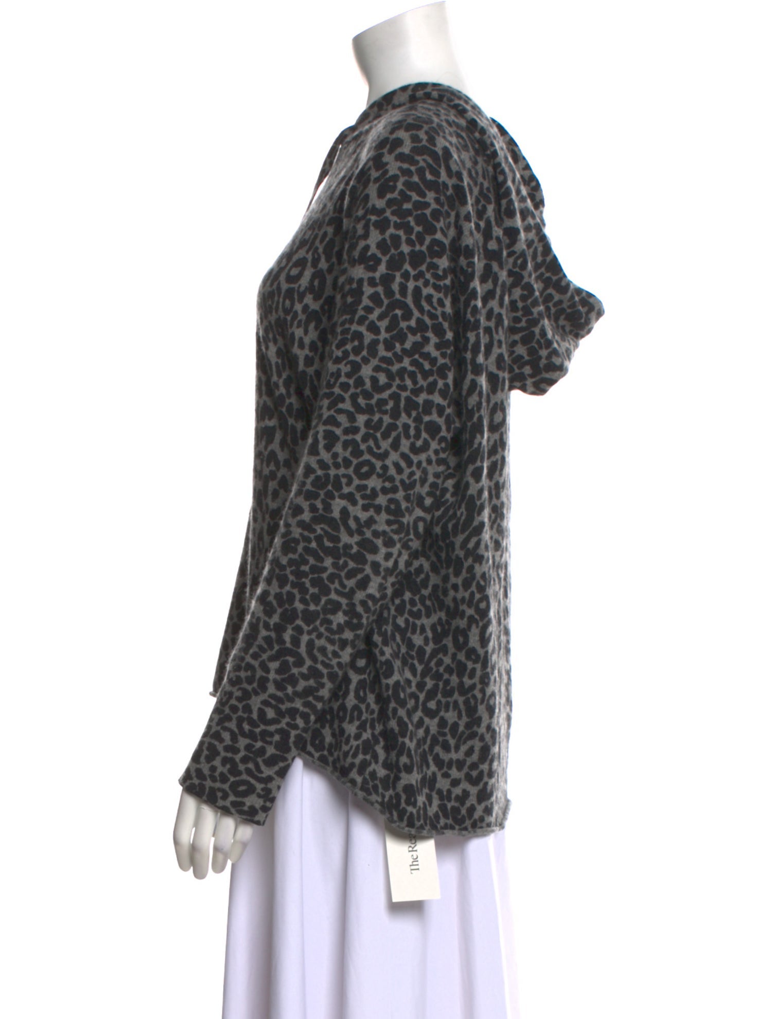 360 Cashmere Cashmere Animal Print Sweater
