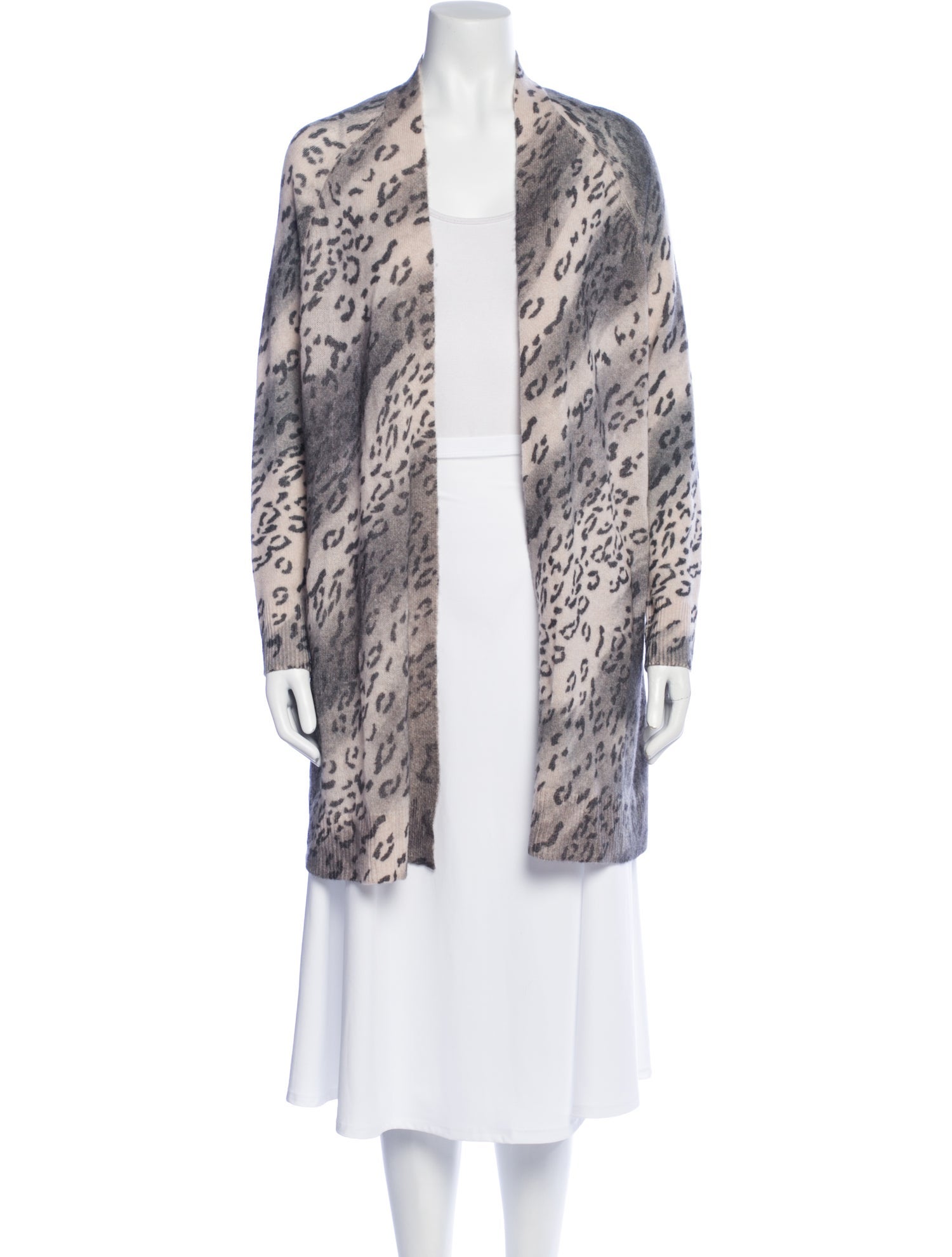 360 Cashmere Cashmere Animal Print Sweater