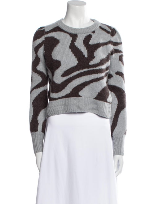 360 Cashmere Cashmere Animal Print Sweater
