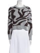 360 Cashmere Cashmere Animal Print Sweater
