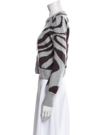 360 Cashmere Cashmere Animal Print Sweater