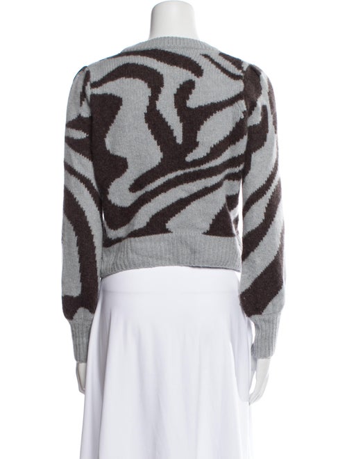 360 Cashmere Cashmere Animal Print Sweater