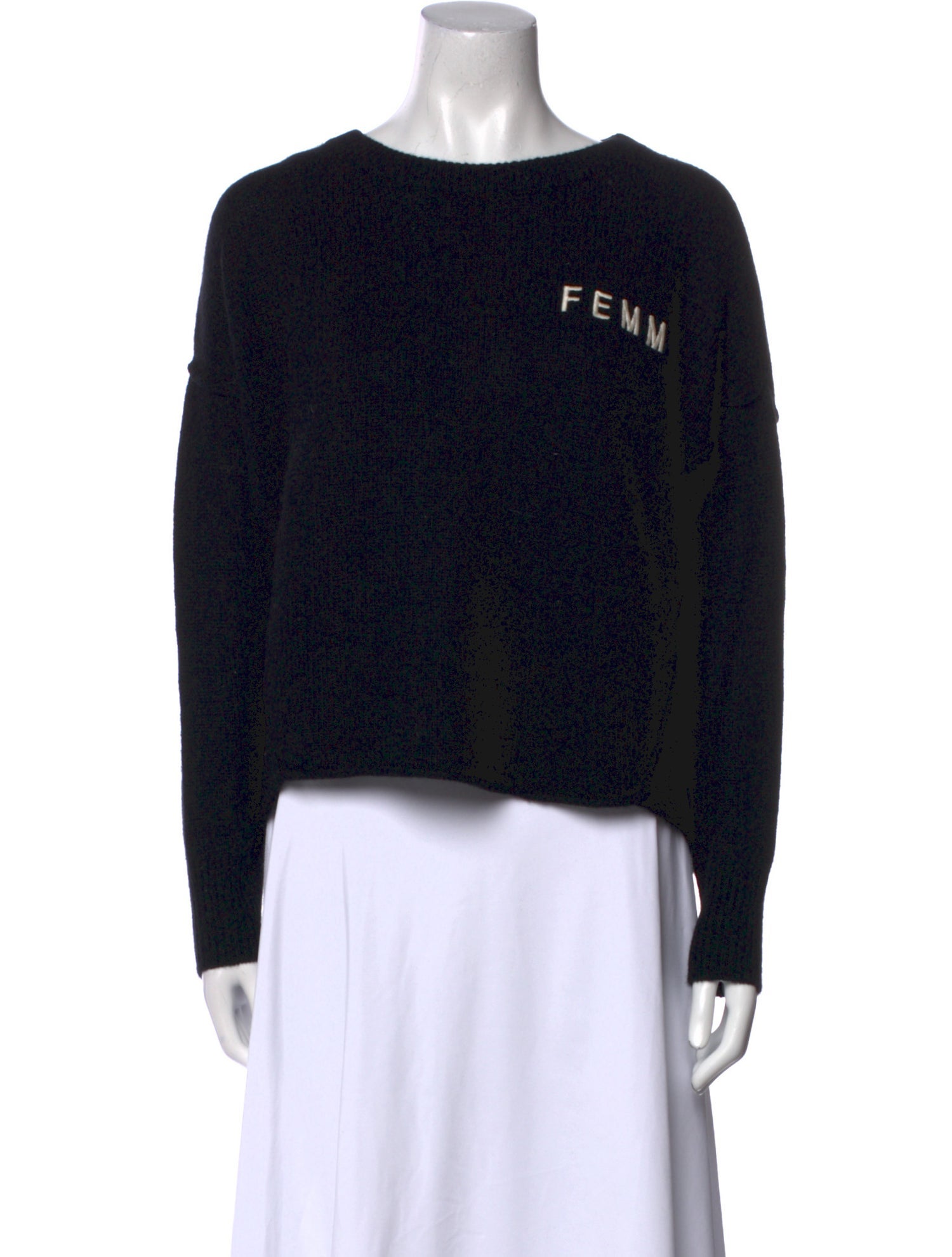 360 Cashmere Cashmere Graphic Print Sweater