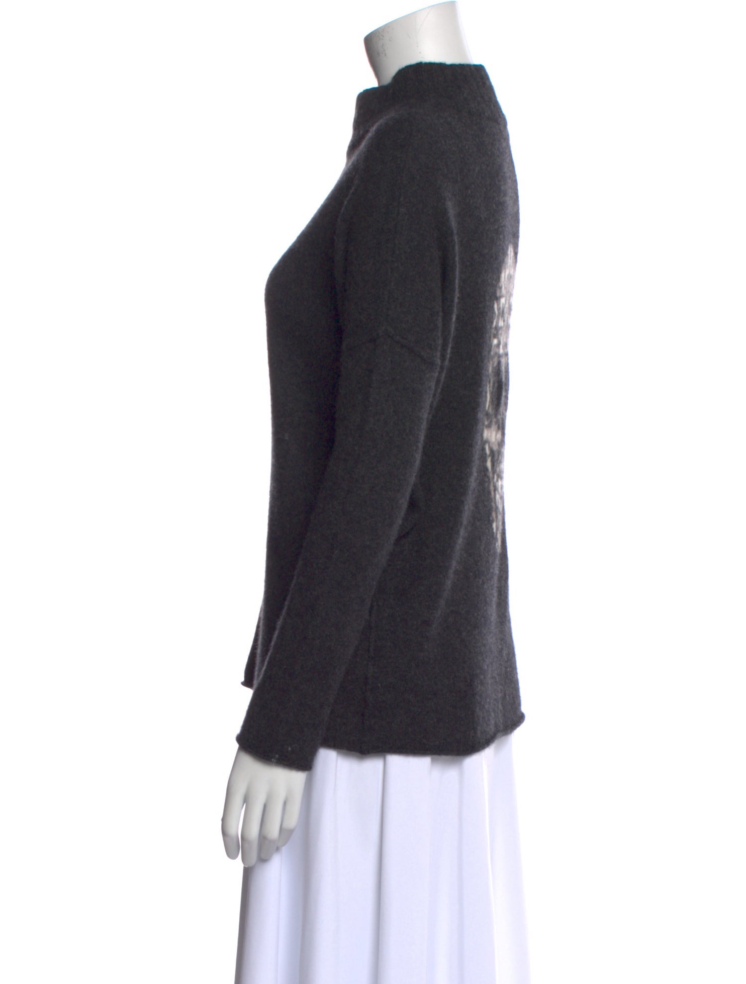 Skull Cashmere Cashmere Turtleneck Sweater
