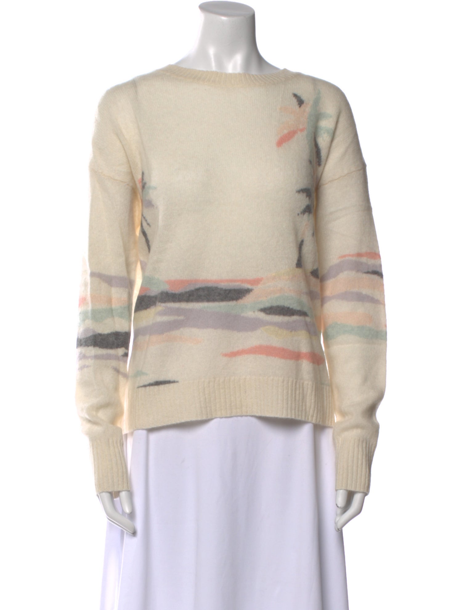 360 Cashmere Cashmere Printed Sweater