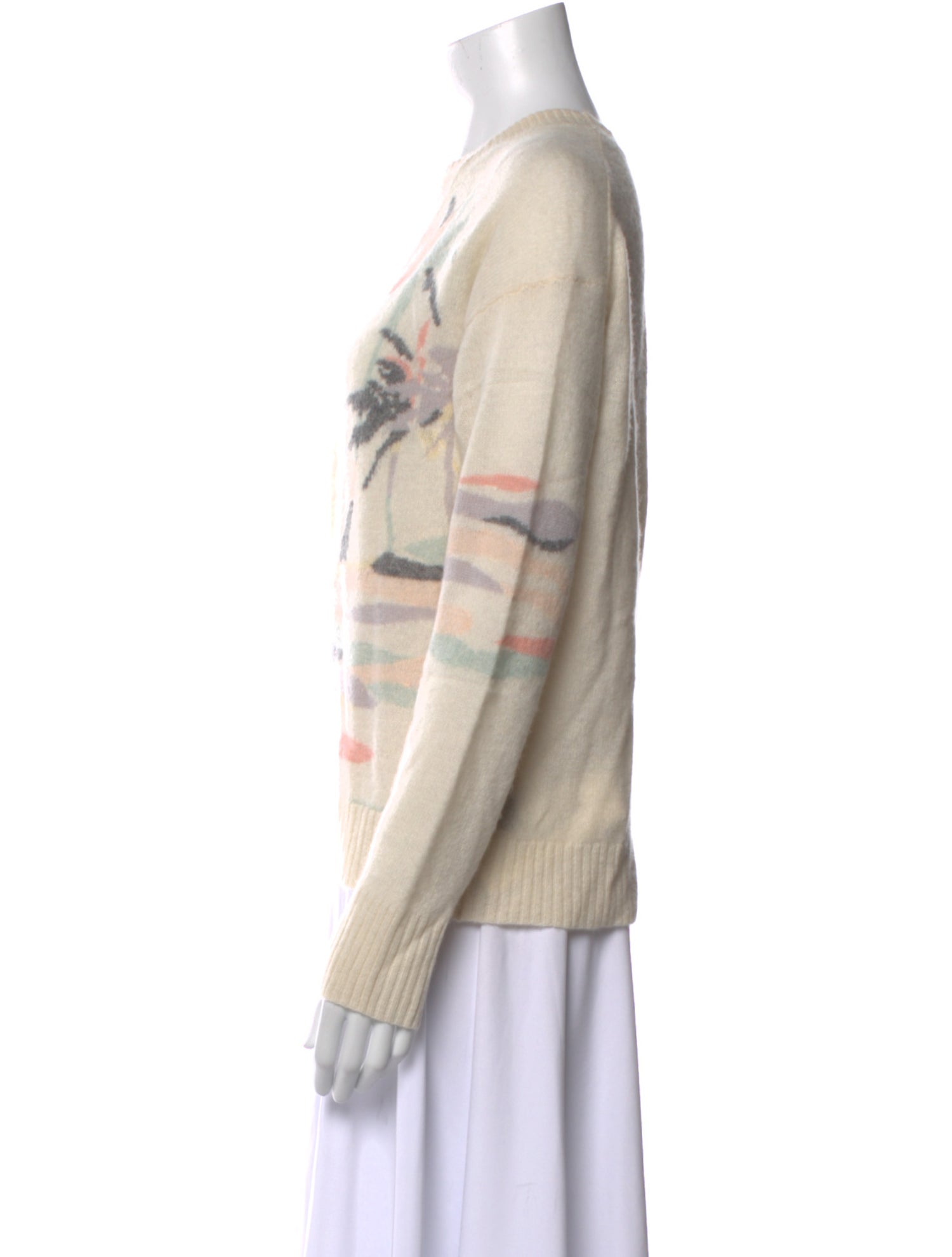 360 Cashmere Cashmere Printed Sweater