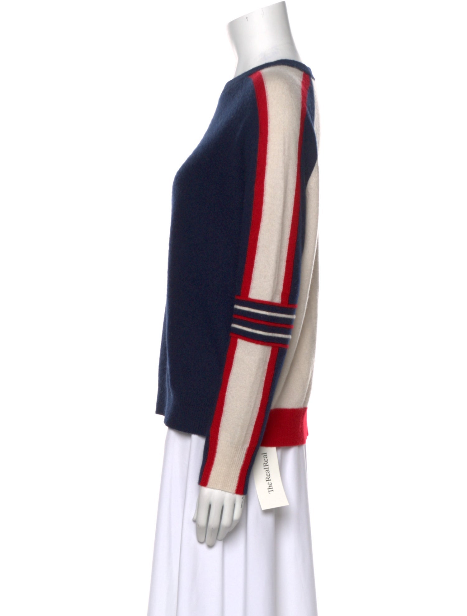 360 Cashmere Cashmere Striped Sweater