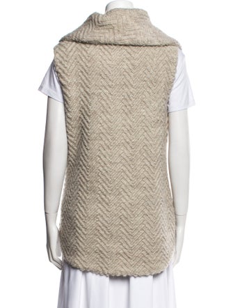 Shui Chen Wool Printed Vest
