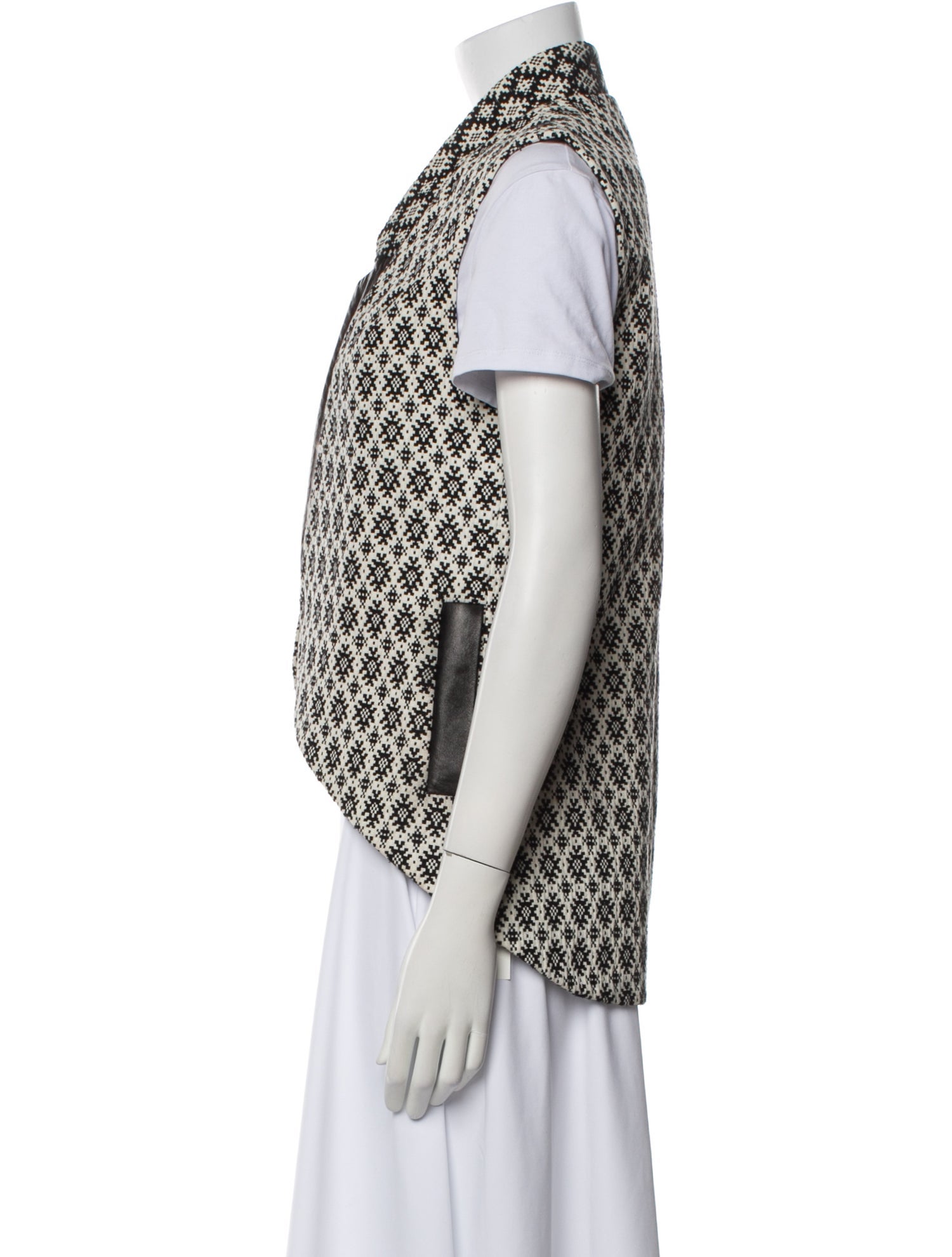 Shui Chen Animal Print Vest