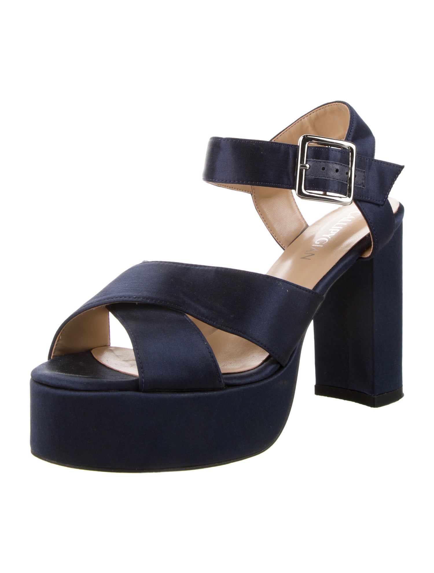 Callipygian Satin Sandals