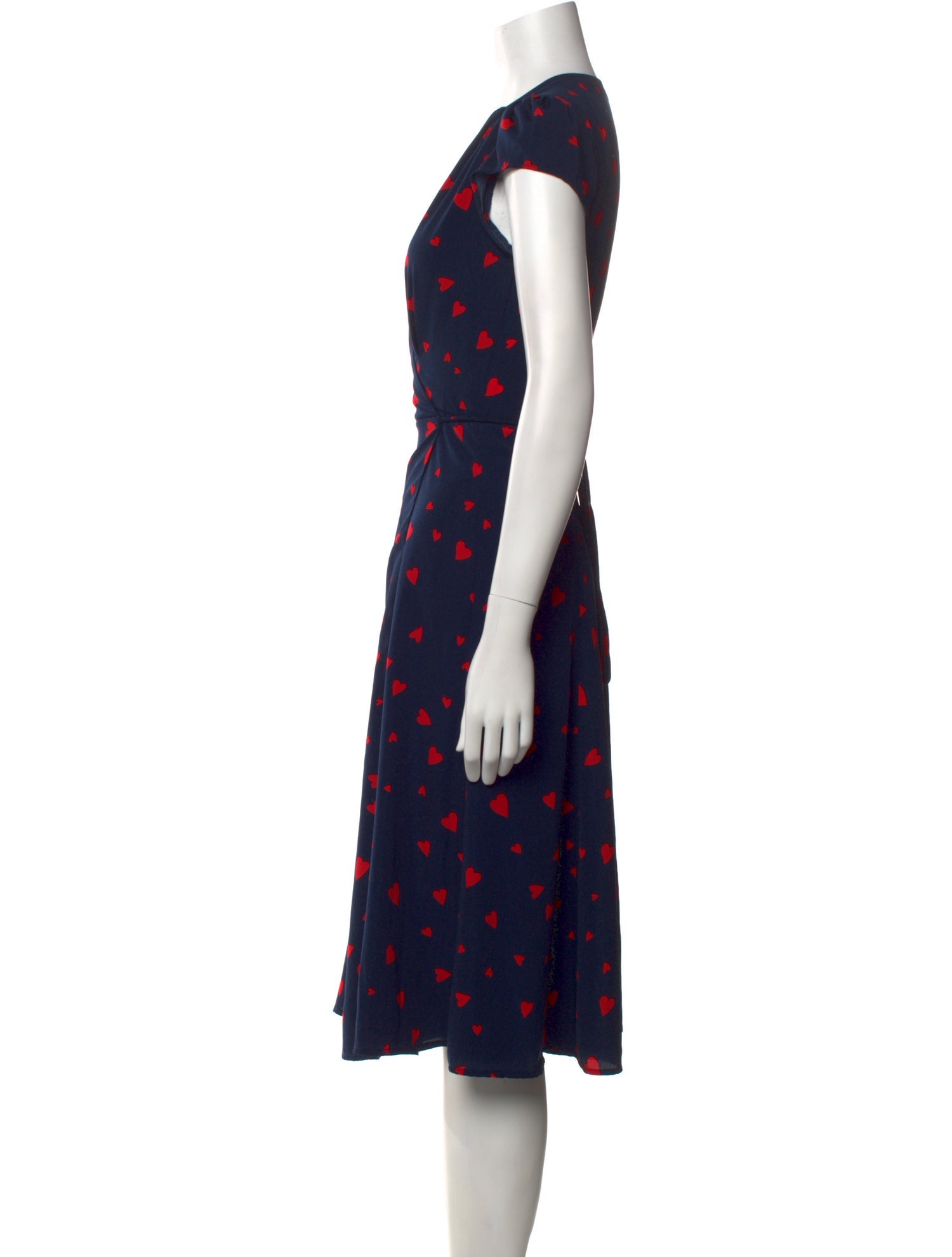 Callipygian Printed Midi Length Dress