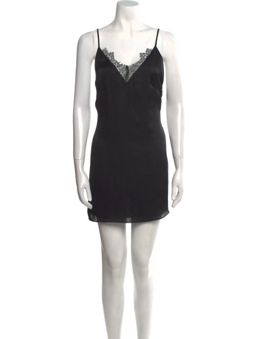 Callipygian V-Neck Mini Dress