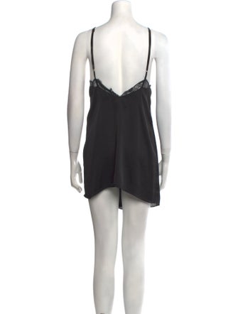 Callipygian V-Neck Mini Dress