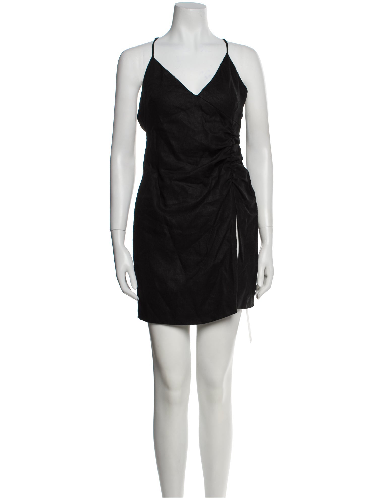 Callipygian Linen Mini Dress